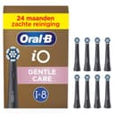 Oral-B iO Gentle Care opzetborstels - zwart - 8 stuks