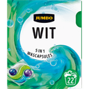 Jumbo 5-in-1 witte wascapsules - 22 wasbeurten