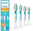 Philips Sonicare For Kids – Opzetborstels voor elektrische kindertandenborstels voor kinderen van 7-11 jaar – kind - wit – verpakking van 4 - HX6044/90